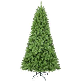 Artificial Tree, White Flocked Pine Premium Christmas Tree, Lifelike PE&PVC Mixed Tips