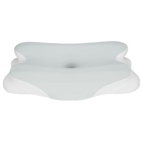 1Pc Orthopedic Memory Foam Pillow With Cooling Case Neck Support Pillow With Machine Washable Case For Side Back Stomach Sleepers