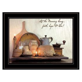 "Faith, Hope, & Love" By Susie Boyer, Ready to Hang Framed Print, Black Frame
